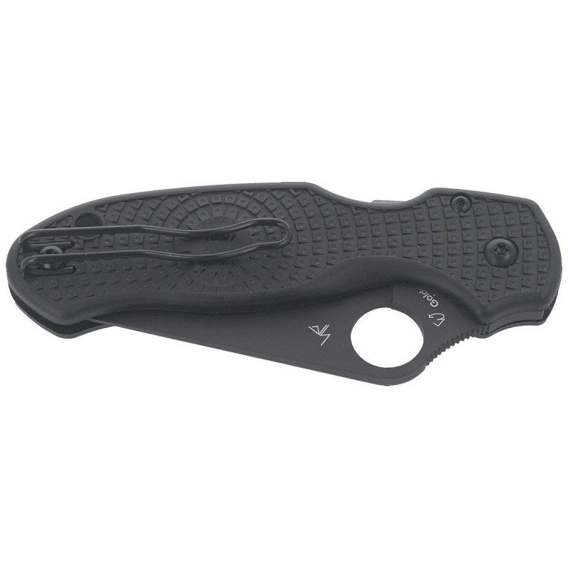 Nóż składany Spyderco Para 3 Black FRN, Black DLC CTS BD1N (C223PBBK)