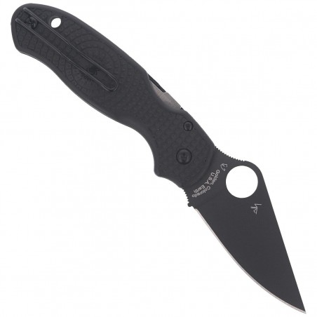Nóż składany Spyderco Para 3 Black FRN, Black DLC CTS BD1N (C223PBBK) Nóż składany Spyderco Para 3 Black FRN, Black DLC CTS BD1N (C223PBBK)
