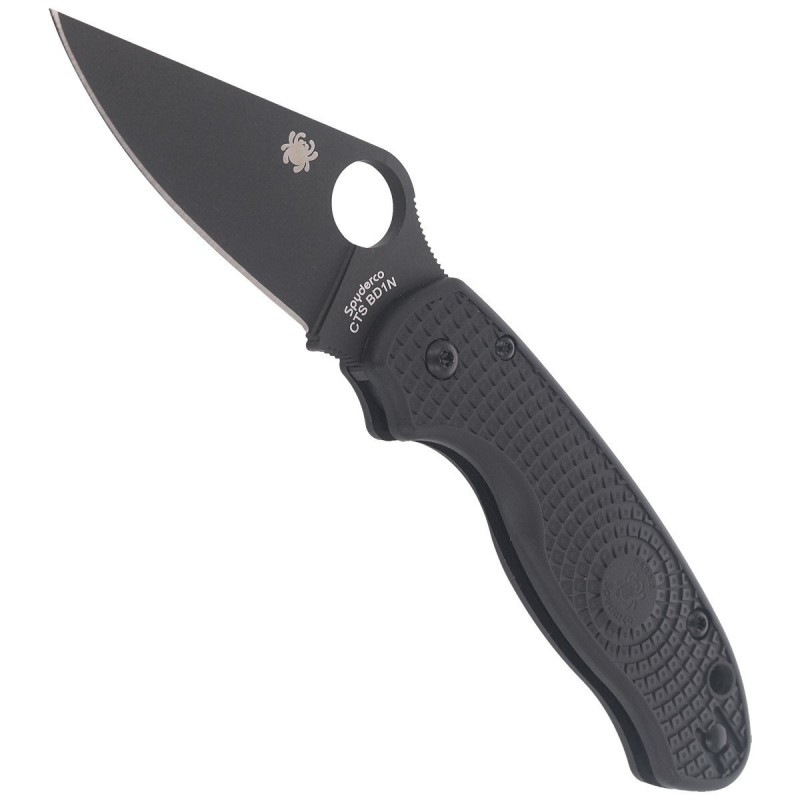Nóż składany Spyderco Para 3 Black FRN, Black DLC CTS BD1N (C223PBBK)