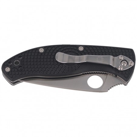 Nóż składany Spyderco Tenacious Lightweight Black FRN, Satin 8Cr13MoV by Eric Glesser (C122PBK) Nóż składany Spyderco Tenacious Lightweight Black FRN, Satin 8Cr13MoV by Eric Glesser (C122PBK)