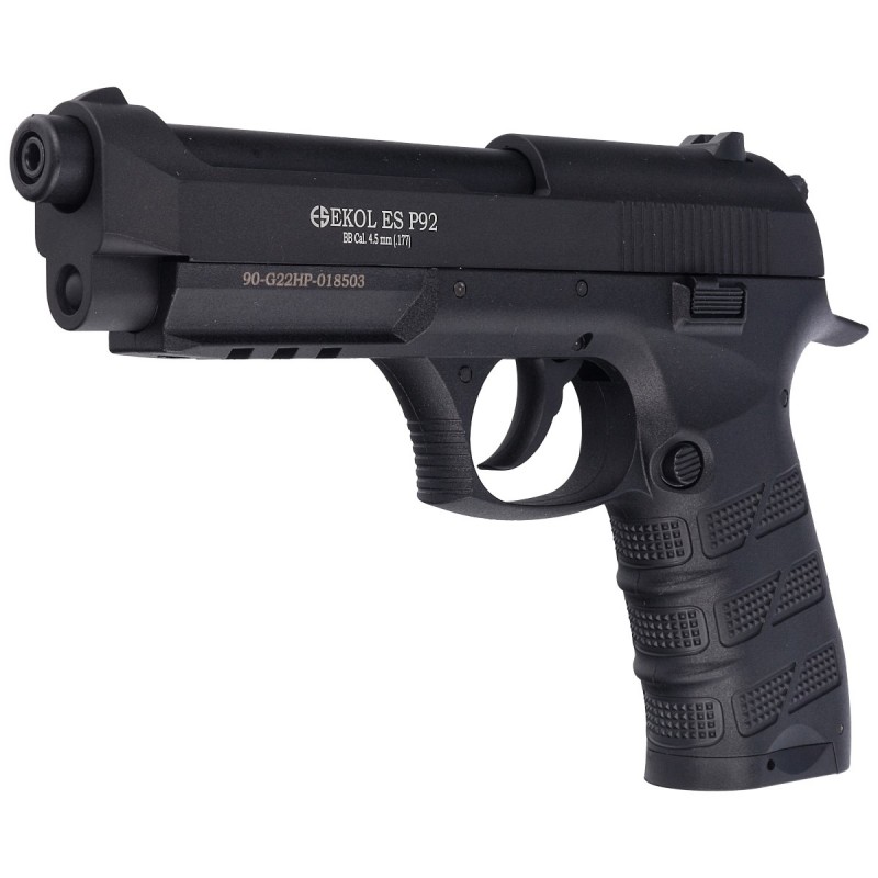 Pistolet wiatrówka EKOL Voltran ES P92 Matte Black 4.5 mm