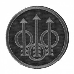 Naszywka taktyczna Beretta patch Trójząb czarna
