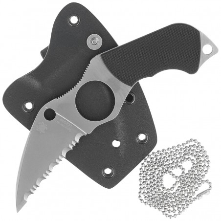 Nóż Spyderco Swick 6 Small Black G10, Satin LC200N by Sal Glesser (FB14S6) Nóż Spyderco Swick 6 Small Black G10, Satin LC200N by Sal Glesser (FB14S6)