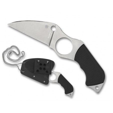 Nóż Spyderco Swick 6 Small Black G10, Satin LC200N by Sal Glesser (FB14P6)