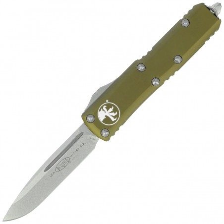 Nóż automatyczny OTF Microtech UTX-85 S/E OD Green Aluminium, Stonewashed M390 (231-10OD)