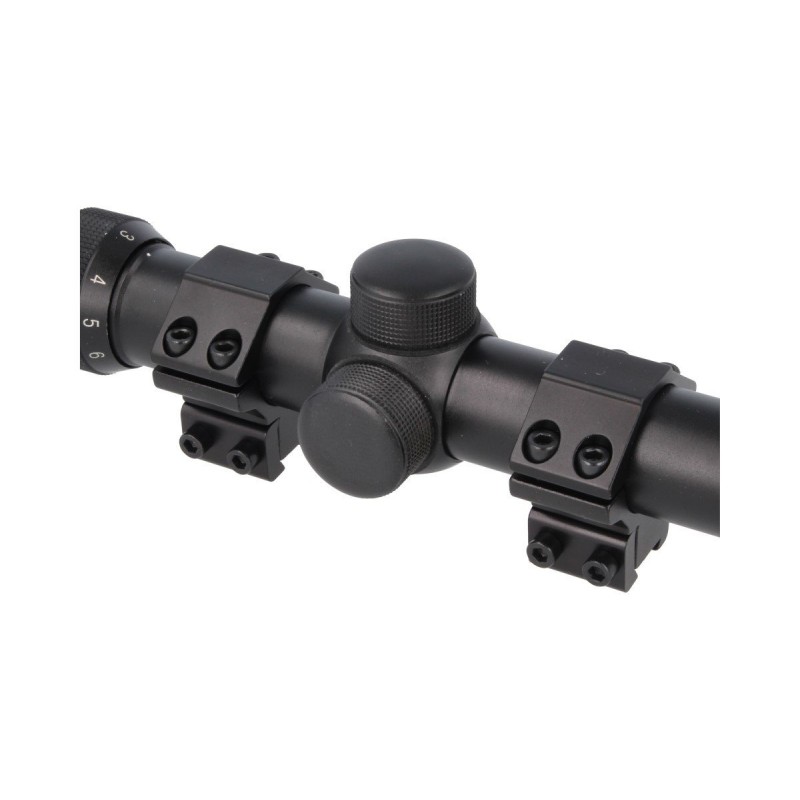 Luneta celownicza Lensolux 3-9x32, R4 z montażem (19350)