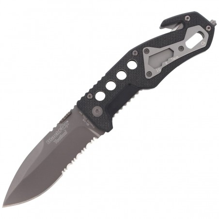 Nóż składany ratowniczy BlackFox G10 Black Rescue Folder (BF-115) Nóż składany ratowniczy BlackFox G10 Black Rescue Folder (BF-115)