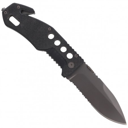 Nóż składany ratowniczy BlackFox G10 Black Rescue Folder (BF-115) Nóż składany ratowniczy BlackFox G10 Black Rescue Folder (BF-115)