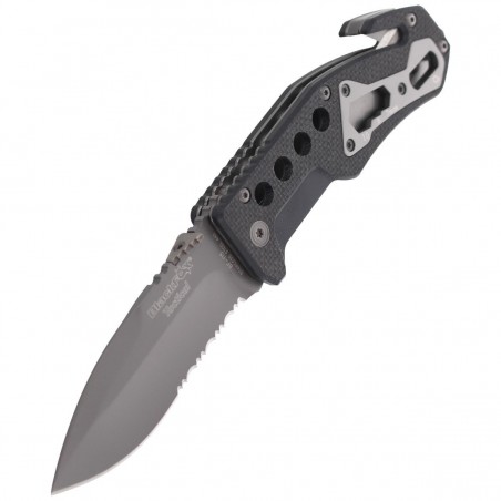 Nóż składany ratowniczy BlackFox G10 Black Rescue Folder (BF-115) Nóż składany ratowniczy BlackFox G10 Black Rescue Folder (BF-115)