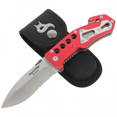 Nóż składany ratowniczy BlackFox Aluminium Red Rescue Folder (BF-117) Nóż składany ratowniczy BlackFox Aluminium Red Rescue Folder (BF-117)