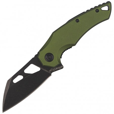 Nóż składany FoxEdge Atrax Green Aluminium, Black Stonewashed by Simonutti (FE-026 AOD) Nóż składany FoxEdge Atrax Green Aluminium, Black Stonewashed by Simonutti (FE-026 AOD)