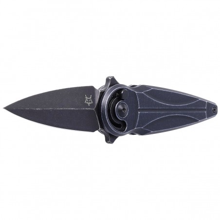 Nóż FOX Saturn, Black Aluminium, Black Stonewashed N690Co by Denis Simonutti (FX-551 ALB) Nóż FOX Saturn, Black Aluminium, Black Stonewashed N690Co by Denis Simonutti (FX-551 ALB)