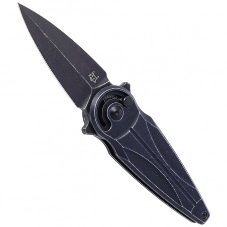 Nóż FOX Saturn, Black Aluminium, Black Stonewashed N690Co by Denis Simonutti (FX-551 ALB) Nóż FOX Saturn, Black Aluminium, Black Stonewashed N690Co by Denis Simonutti (FX-551 ALB)