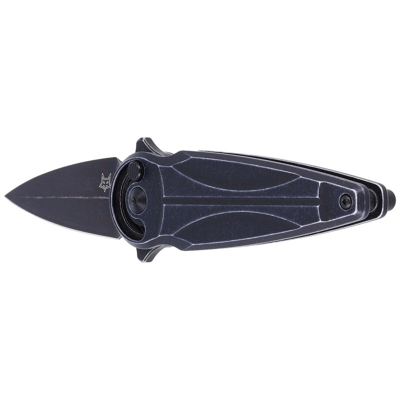 Nóż FOX Saturn, Black Aluminium, Black Stonewashed  N690Co by Denis Simonutti (FX-551 ALB)