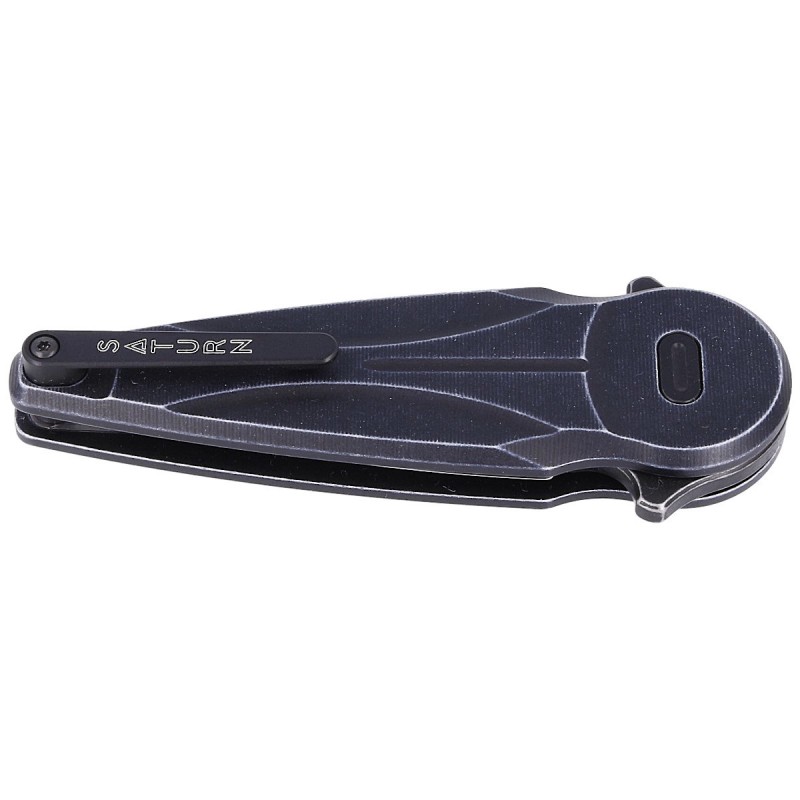 Nóż FOX Saturn, Black Aluminium, Black Stonewashed  N690Co by Denis Simonutti (FX-551 ALB)