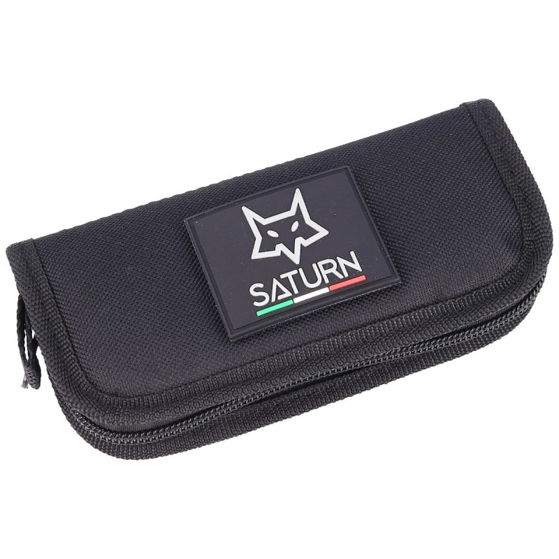 Nóż FOX Saturn, Black Aluminium, Black Stonewashed  N690Co by Denis Simonutti (FX-551 ALB)