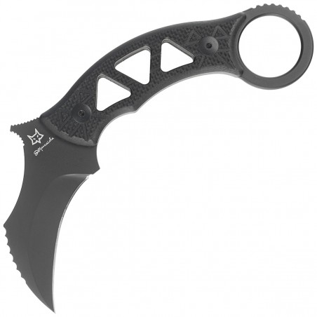 Nóż FOX Tribal K Karambit Black G10, Black Top Shield N690Co by Doug Marcaida (FX-803) Nóż FOX Tribal K Karambit Black G10, Black Top Shield N690Co by Doug Marcaida (FX-803)