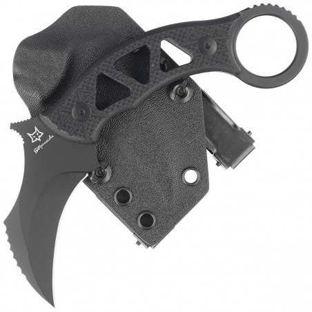 Nóż FOX Tribal K Karambit Black G10, Black Top Shield N690Co by Doug Marcaida (FX-803) Nóż FOX Tribal K Karambit Black G10, Black Top Shield N690Co by Doug Marcaida (FX-803)