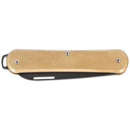 Scyzoryk Fox Vulpis Brass, Black Top Shield M390 (FX-VP130 OTB) Scyzoryk Fox Vulpis Brass, Black Top Shield M390 (FX-VP130 OTB)