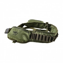 Pas na amunicję z kieszeniami P001 12/16 oliwkowy, haft...