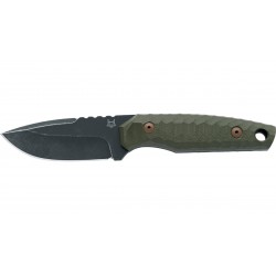 Nóż Fox KS OD Green G10, Top Shield Antracite Stonewashed Niolox by GZ Tactical Knives (FX-627 G10OD)