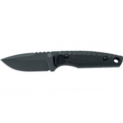 Nóż Fox KS Black G10, Top Shield Antracite Stonewashed Niolox by GZ Tactical Knives (FX-627 G10B)