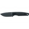 Nóż Fox KS Black G10, Top Shield Antracite Stonewashed Niolox by GZ Tactical Knives (FX-627 G10B)