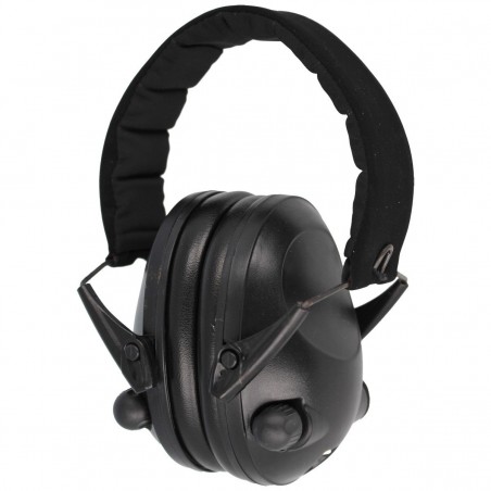 Ochronniki słuchu aktywne Mil-Tec Defenders Black (16243002) Ochronniki słuchu aktywne Mil-Tec Defenders Black (16243002)