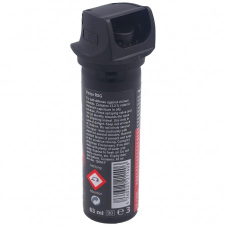 Gaz pieprzowy KKS VESK RSG Police Foam 2mln SHU, Stream 63ml (12063-F) Gaz pieprzowy KKS VESK RSG Police Foam 2mln SHU, Stream 63ml (12063-F)