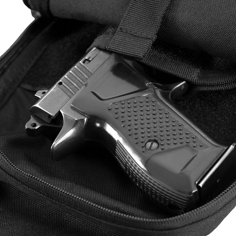 Torba M-Tac z kaburą na pistolet i z rzepem Black (10061002)