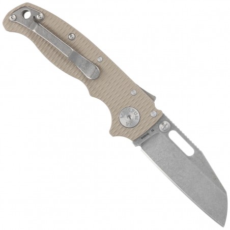Nóż składany Demko AD20.5 Shark Foot Coyote Tan G10, Stonewashed CPM 3V by Andrew Demko (205-3V-SFCT) Nóż składany Demko AD20.5 Shark Foot Coyote Tan G10, Stonewashed CPM 3V by Andrew Demko (205-3V-SFCT)