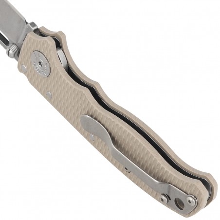 Nóż składany Demko AD20.5 Shark Foot Coyote Tan G10, Stonewashed CPM 3V by Andrew Demko (205-3V-SFCT) Nóż składany Demko AD20.5 Shark Foot Coyote Tan G10, Stonewashed CPM 3V by Andrew Demko (205-3V-SFCT)