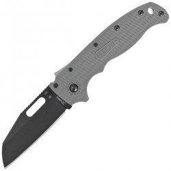 Nóż składany Demko AD20.5 Shark Foot Grey Grivory, Black DLC D2 by Andrew Demko (205-D2-SF-DLC)