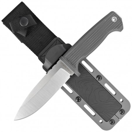 Nóż Demko FreeReign Drop Point Grey Rubberized, Satin AUS10A by Andrew Demko (FR-10A-GREY) Nóż Demko FreeReign Drop Point Grey Rubberized, Satin AUS10A by Andrew Demko (FR-10A-GREY)