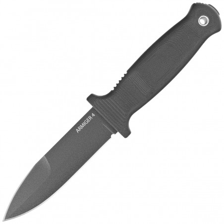 Nóż Demko Armiger 4 Spear Point Black TPR, Black Powder Coated 80CrV2 by Andrew Demko (ARM4-80CrV2-BLK-SPR) Nóż Demko Armiger 4 Spear Point Black TPR, Black Powder Coated 80CrV2 by Andrew Demko (ARM4-80CrV2-BLK-SPR)