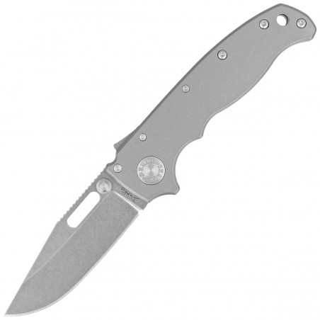 Nóż składany Demko AD20.5 Clip Point Gray Titanium, Stonewashed CPM 20CV by Andrew Demko (205-20CV-TI-CP) Nóż składany Demko AD20.5 Clip Point Gray Titanium, Stonewashed CPM 20CV by Andrew Demko (205-20CV-TI-CP)