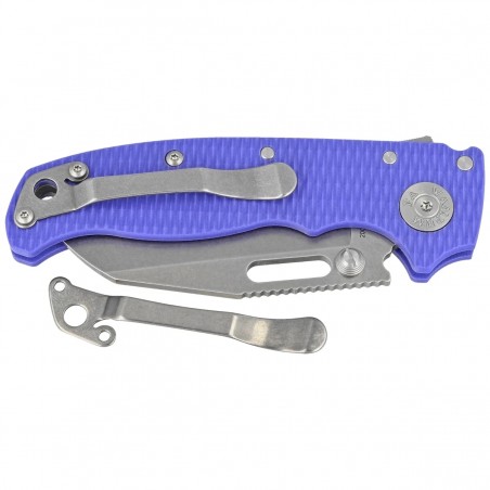 Nóż składany Demko AD20.5 Shark Foot Blue 2 G10, Stonewashed CPM 20CV by Andrew Demko (205-20CV-BLG10-SF) Nóż składany Demko AD20.5 Shark Foot Blue 2 G10, Stonewashed CPM 20CV by Andrew Demko (205-20CV-BLG10-SF)