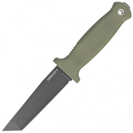 Nóż Demko Armiger 4 Tanto OD Green TPR, Black Powder Coated 80CrV2 by Andrew Demko (ARM4-80CrV2-OD-TP) Nóż Demko Armiger 4 Tanto OD Green TPR, Black Powder Coated 80CrV2 by Andrew Demko (ARM4-80CrV2-OD-TP)
