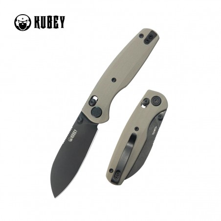 Nóż składany Kubey Breeze Tan G10, Blackwashed 14C26N by Caleb Waldman (KU288G) Nóż składany Kubey Breeze Tan G10, Blackwashed 14C26N by Caleb Waldman (KU288G)
