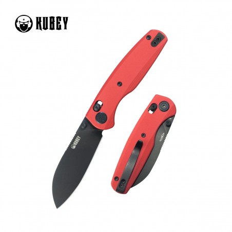 Nóż składany Kubey Breeze Red G10, Blackwashed 14C26N by Caleb Waldman (KU288F) Nóż składany Kubey Breeze Red G10, Blackwashed 14C26N by Caleb Waldman (KU288F)