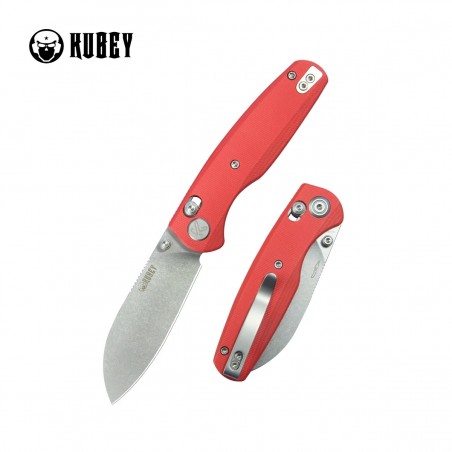 Nóż składany Kubey Breeze Red G10, Stonewashed 14C26N by Caleb Waldman (KU288B) Nóż składany Kubey Breeze Red G10, Stonewashed 14C26N by Caleb Waldman (KU288B)