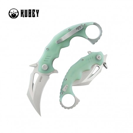 Nóż składany Kubey Mini Wrath Jade G10, Beadblasted 14C26N by MUZI Design (KU262J) Nóż składany Kubey Mini Wrath Jade G10, Beadblasted 14C26N by MUZI Design (KU262J)
