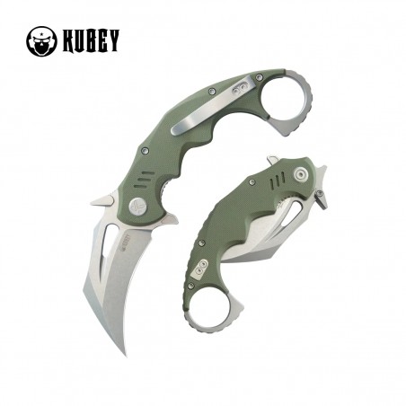 Nóż składany Kubey Mini Wrath Green G10, Beadblasted 14C26N by MUZI Design (KU262B) Nóż składany Kubey Mini Wrath Green G10, Beadblasted 14C26N by MUZI Design (KU262B)