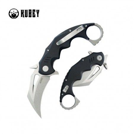 Nóż składany Kubey Mini Wrath Black G10, Beadblasted 14C26N by MUZI Design (KU262A) Nóż składany Kubey Mini Wrath Black G10, Beadblasted 14C26N by MUZI Design (KU262A)
