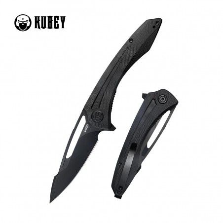 Nóż składany Kubey Merced Black G10, Blackwashed AUS-10 by Sherif Manganas (KU345F) Nóż składany Kubey Merced Black G10, Blackwashed AUS-10 by Sherif Manganas (KU345F)