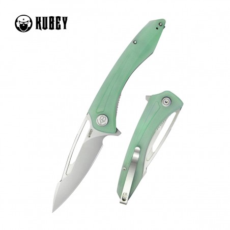 Nóż składany Kubey Merced Jade G10, Beadblasted AUS-10 by Sherif Manganas (KU345D) Nóż składany Kubey Merced Jade G10, Beadblasted AUS-10 by Sherif Manganas (KU345D)