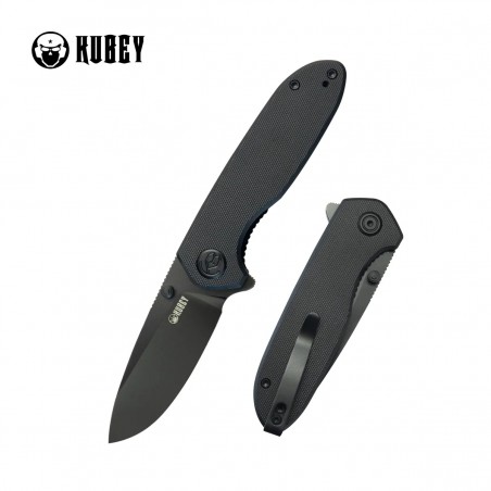 Nóż składany Kubey Belus Black G10, Blackwashed AUS-10 (KU342E) Nóż składany Kubey Belus Black G10, Blackwashed AUS-10 (KU342E)