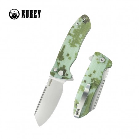 Nóż składany Kubey Creon Camo G10, Beadblasted AUS-10 (KU336J) Nóż składany Kubey Creon Camo G10, Beadblasted AUS-10 (KU336J)