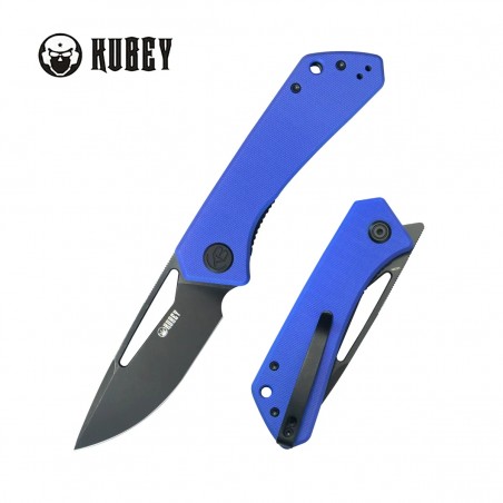 Nóż składany Kubey Thalia Blue G10, Blackwashed 14C28N (KU331P) Nóż składany Kubey Thalia Blue G10, Blackwashed 14C28N (KU331P)