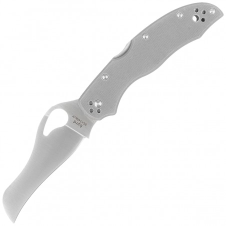 Nóż składany Spyderco Byrd Gooney Gray G10, Satin 9Cr14MoV by Sal Glesser (BY24GPGY) Nóż składany Spyderco Byrd Gooney Gray G10, Satin 9Cr14MoV by Sal Glesser (BY24GPGY)